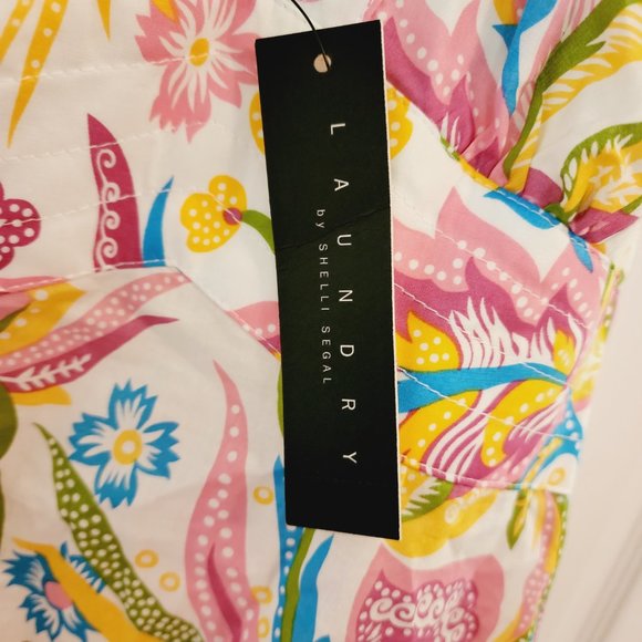 Paisley Multi-color Halter Top Size XS Laundry by Shelli Segal - Picture 15 of 16